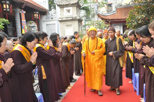 Hà Nội: Lễ tưởng niệm 18 năm Đệ nhất Pháp chủ GHPGVN - Đại lão HT.Thích Đức Nhuận viên tịch ảnh 2