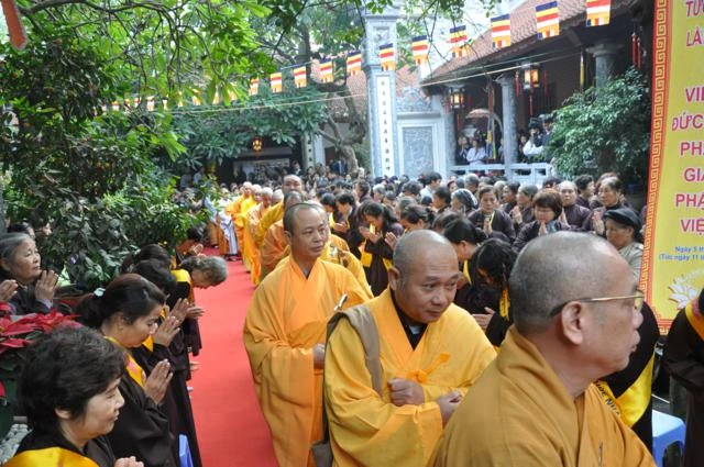 Hà Nội: Lễ tưởng niệm 18 năm Đệ nhất Pháp chủ GHPGVN - Đại lão HT.Thích Đức Nhuận viên tịch ảnh 3