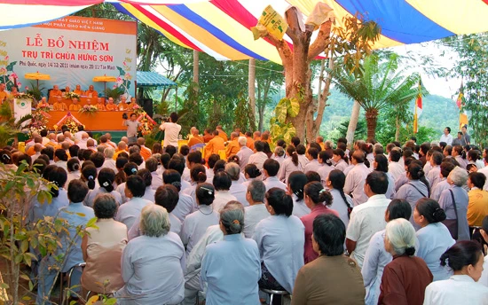 Kiên Giang: Bổ nhiệm trụ trì chùa Hưng Sơn ảnh 4