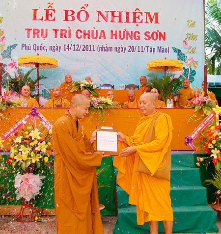 Kiên Giang: Bổ nhiệm trụ trì chùa Hưng Sơn ảnh 7