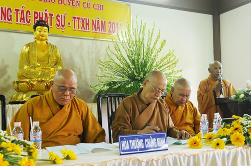 TP.HCM: Phật giáo huyện Củ Chi tổng kết công tác Phật sự năm 2011 ảnh 1 DSC_1743.jpg