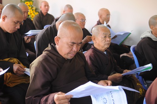 TP.HCM: Phật giáo huyện Củ Chi tổng kết công tác Phật sự năm 2011 ảnh 3 DSC_1749.jpg