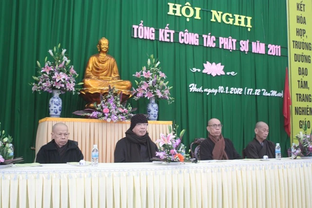 Thừa Thiên-Huế: Hội nghị Ban Trị sự Phật giáo tỉnh ảnh 1