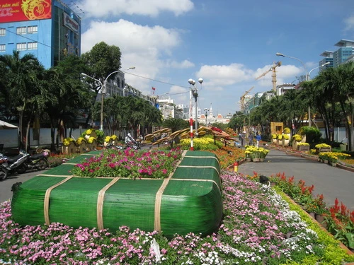 Bánh chưng hoa