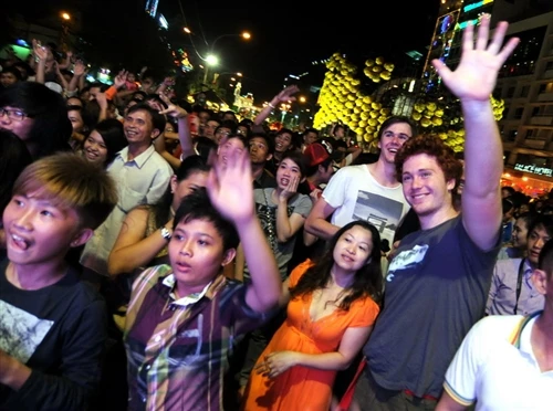 Tưng bừng khai mạc đường hoa Nguyễn Huệ ảnh 6