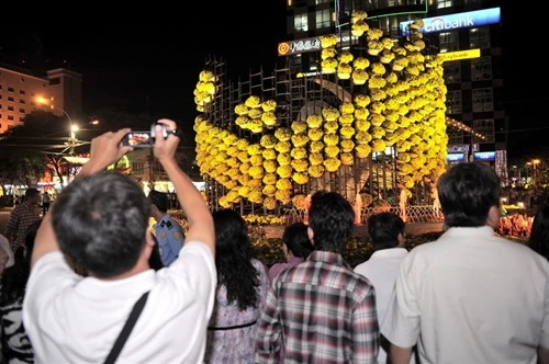 Tưng bừng khai mạc đường hoa Nguyễn Huệ ảnh 9