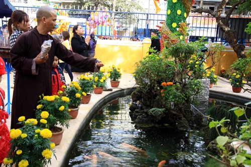 Duyên dáng áo dài đi lễ chùa ảnh 9