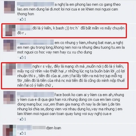 Cháy chợ, cháy cả… tình người! ảnh 4 comment chém lại những ai phản đối ý kiến mình của cô gái 9X.JPG