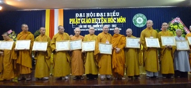 Phật giáo Hóc Môn tổ chức đại hội lần VIII ảnh 2 bằng tuyen dcd, TH.ND.jpg
