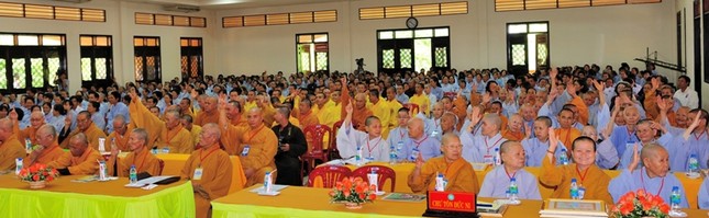 Chùm ảnh: Đại hội Phật giáo huyện Hóc Môn lần thứ VIII ảnh 9 DSC_4448.jpg