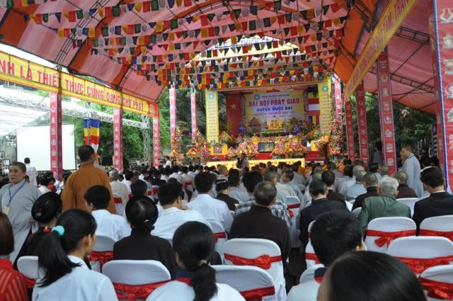 Đại hội đại biểu Phật giáo huyện Quốc Oai ảnh 2 Đại hội đại biểu Phật giáo huyện Quốc Oai ảnh 2