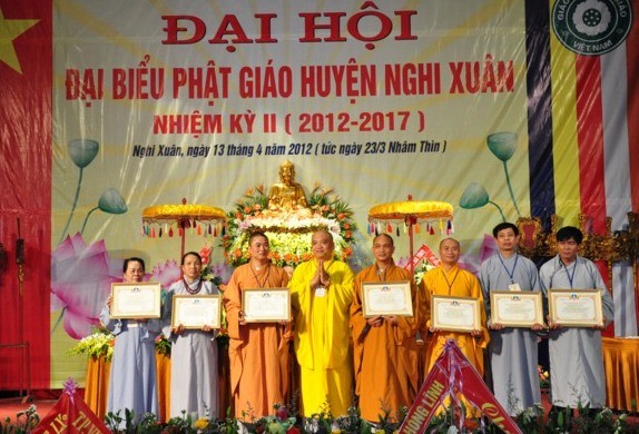 Hà Tĩnh: Đại hội Phật giáo huyện Nghi Xuân ảnh 4 wwwT84.jpg