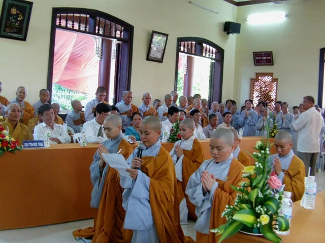 Phật giáo tỉnh Long An khai giảng khóa An cư kiết hạ ảnh 4 chùa hòa bình long an.jpg