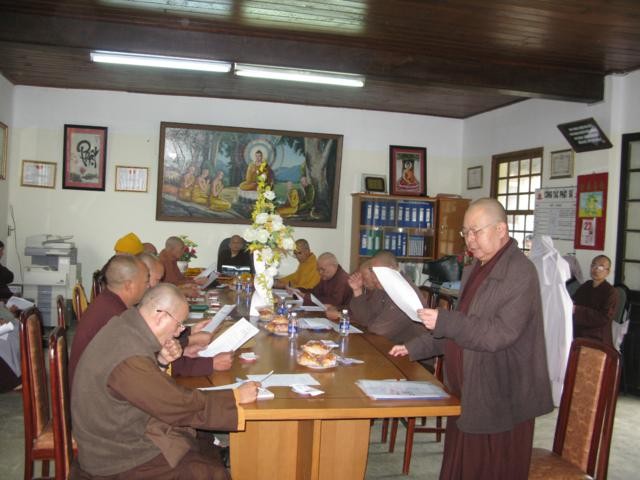 Giữa tháng 9-2012 sẽ tiến hành Đại hội PG Lâm Đồng ảnh 1 Họp TT BTS Lâm Đồng.jpg