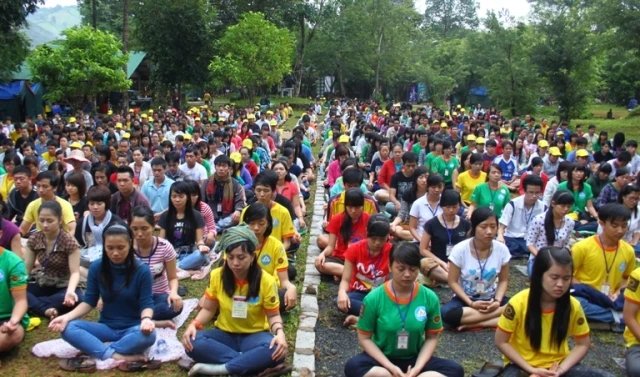 Thien tap, Hoi trai TTPG 201204.JPG