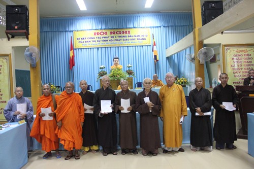 Sóc Trăng: Sơ kết công tác Phật sự ảnh 2 Hoi nghi So ket Soc Trang1.jpg