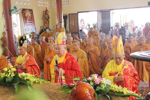 1.000 Phật tử tham dự Lễ Vu lan ở chùa Thiên Thới ảnh 2 Chua Thien Thoi Vu lan 2.jpg