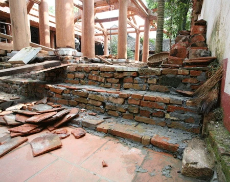 Nền móng mới cho gác khánh!