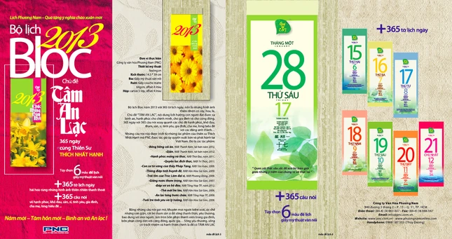 365 ngày cùng Thiền sư Thích Nhất Hạnh ảnh 1 Lich bloc PN.png