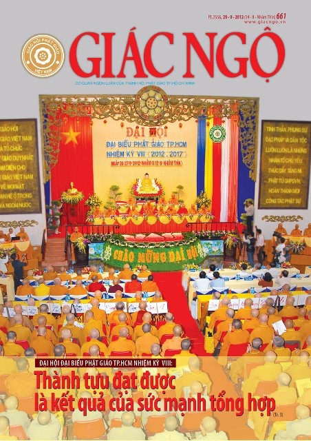 Thông tin chính thức về Đại hội PG TP.HCM ảnh 1 Bia GN 6611.jpg