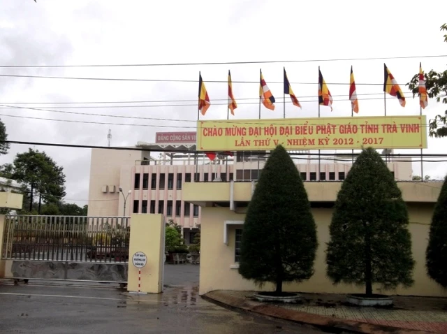 Đại hội PG Trà Vinh lần V diễn ra phiên chính thức ảnh 1 Noi dien ra DH tra Vinh.JPG