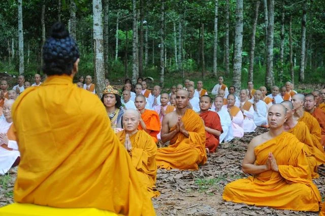 Khởi quay bộ phim “Phật và Thánh chúng” ảnh 5 DucPhat va Thanhchung29.JPG