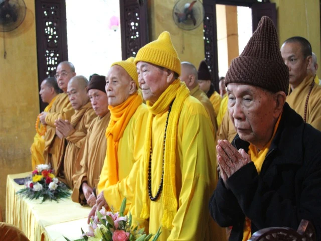 Chư tôn giáo phẩm tại buổi lễ