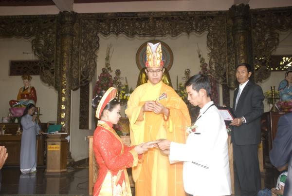 Chùa Pháp Hoa tổ chức lễ hằng thuận cho huynh trưởng ảnh 3 hang thuan DN3.jpg