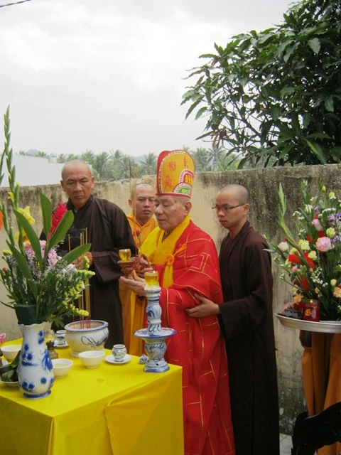 Khánh thành bảo tháp Tổ khai sơn chùa Đào Viên ảnh 1 v2.JPG