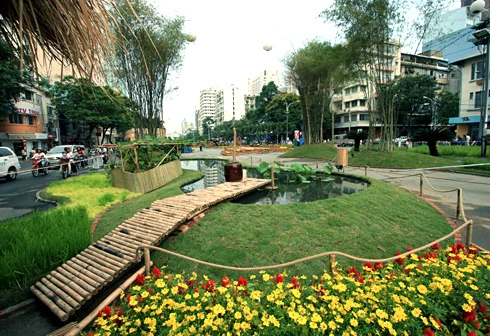 Chùm ảnh đường hoa Nguyễn Huệ qua các năm ảnh 5