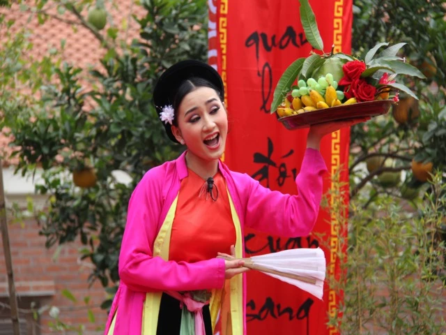 Khai hội Khán hoa mẫu đơn tại chùa Phật Tích ảnh 12