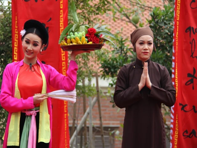 Khai hội Khán hoa mẫu đơn tại chùa Phật Tích ảnh 13