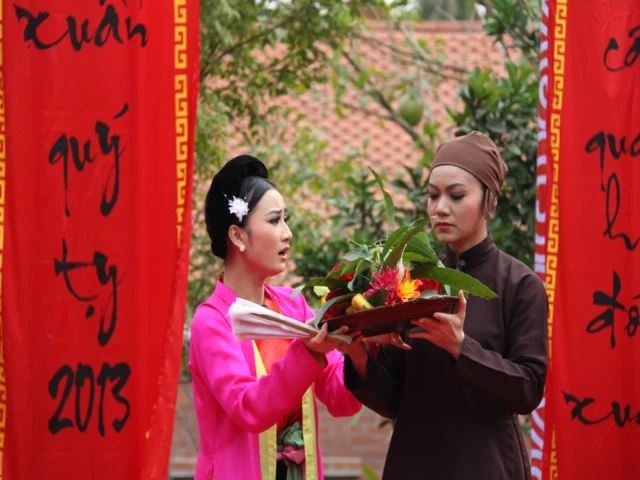 Khai hội Khán hoa mẫu đơn tại chùa Phật Tích ảnh 14