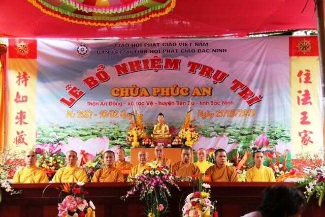 Bắc Ninh: Bổ nhiệm trụ trì chùa Phúc An ảnh 1 1.jpg