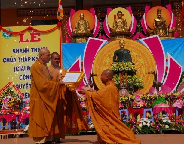 Khánh thành, bổ nhiệm trụ trì chùa Tháp Kỳ Quang ảnh 3 thapkyquang1.JPG