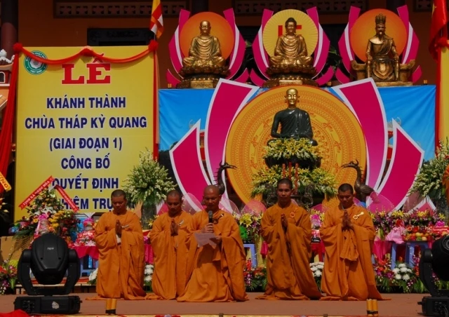 Khánh thành, bổ nhiệm trụ trì chùa Tháp Kỳ Quang ảnh 4 thapkyquang2.JPG