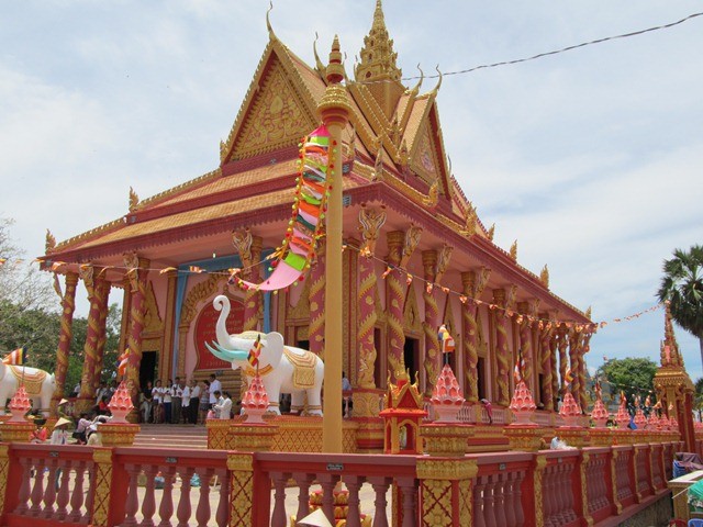 Khánh thành chánh điện chùa Bưng Krò Chắp Chắs ảnh 1 Ng(i Chßnh =i_n c_a ch·a B²ng Kro Chpm Chps.jpg