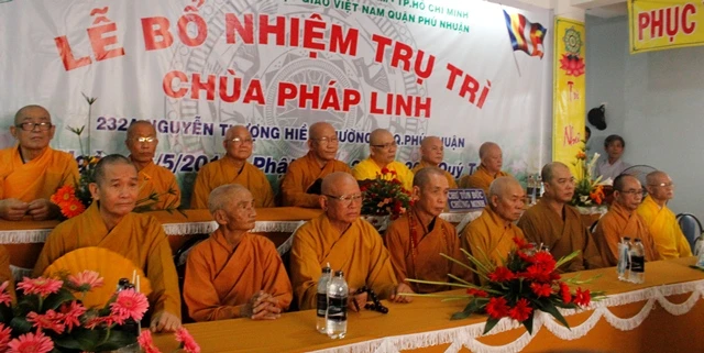TP.HCM: Bổ nhiệm trụ trì chùa Pháp Linh ảnh 1 thaydongtu1.JPG