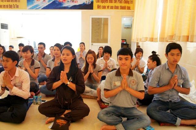 80 bạn trẻ tham gia khóa tu "Trái tim Bồ-tát" ảnh 3 khoa tu 4.jpg