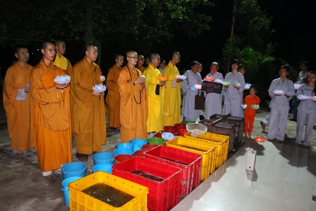 Chùa Kỳ Quang tổ chức phóng sanh, phóng đăng ảnh 6 vugiangkq08.JPG