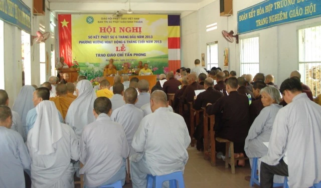 Ninh Thuận: Sơ kết Phật sự 6 tháng đầu năm 2013 ảnh 1 ninhthuan1.JPG