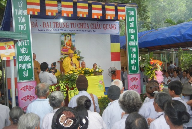 Quảng Ngãi: Đại trùng tu cổ tự Châu Quang ảnh 3 co tu chau quang5.jpg