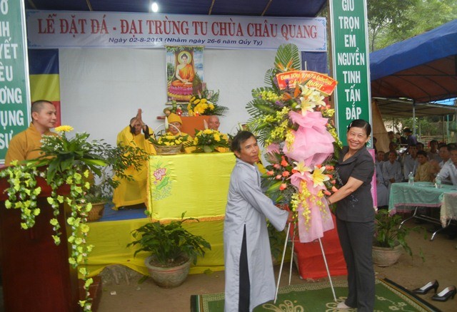 Quảng Ngãi: Đại trùng tu cổ tự Châu Quang ảnh 2 co tu chau quang6.jpg