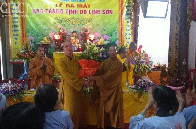 Chùa Tảo Sách ra mắt đạo tràng Tịnh độ Linh Sơn ảnh 2 ra mat 1.jpg