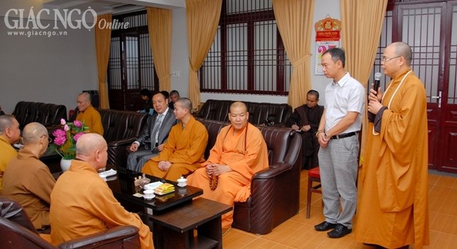 Đoàn Phật giáo Trung Quốc thăm VP II TƯGH ảnh 4 BTN_0016.jpg