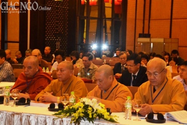 Chùm ảnh: Hội thảo quốc tế Phật giáo châu Á và Việt Nam ảnh 3 Hoi thao (4).jpg