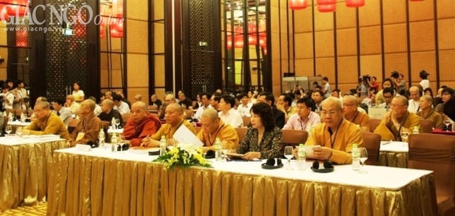 Chùm ảnh: Hội thảo quốc tế Phật giáo châu Á và Việt Nam ảnh 5 Hoi thao (9).jpg