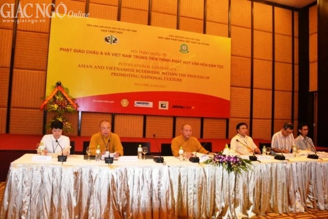 Chùm ảnh: Hội thảo quốc tế Phật giáo châu Á và Việt Nam ảnh 10 Thao luan theo nhom (2).jpg