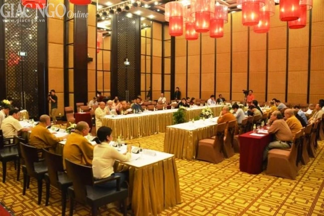 Chùm ảnh: Hội thảo quốc tế Phật giáo châu Á và Việt Nam ảnh 11 Thao luan theo nhom (3).jpg