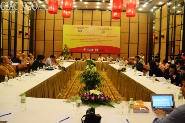 Chùm ảnh: Hội thảo quốc tế Phật giáo châu Á và Việt Nam ảnh 13 Thao luan theo nhom (4).jpg